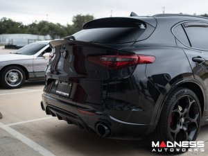 Alfa Romeo Stelvio Rear Spoiler - Carbon Fiber - Mid Spoiler Alfa Romeo Stelvio Rear Spoiler - Carbon Fiber - Mid Spoiler